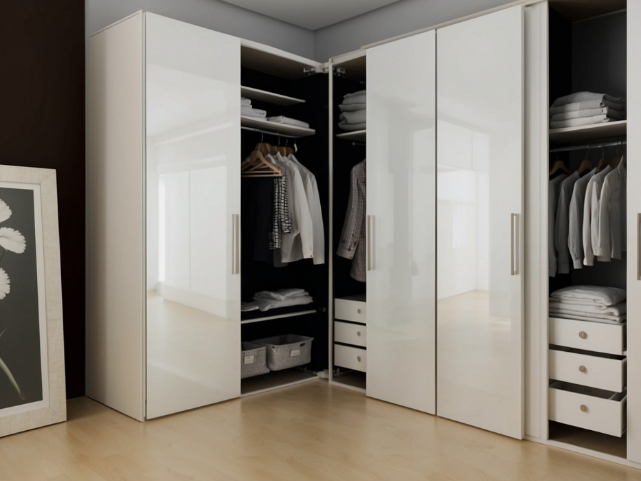 Угловой шкаф-купе «Оверо»